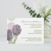 Cartes d'encartement de mariage aux Artichauts Vio (Debout devant)