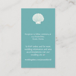 Cartes d'enceinte de mariage de plage