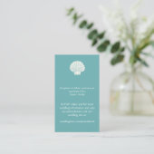 Cartes d'enceinte de mariage de plage (Debout devant)