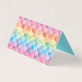 Cartes d'endroit d'aquarelle de sirène (Dos)