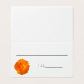 Cartes d'endroit de fleur de pavot de Californie (Extérieur déplié)