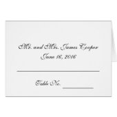 Cartes d'endroit de mariage (Devant Horizontal)