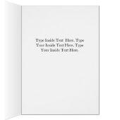 Cartes d'endroit de mariage de Tableau de cravate (Intérieur (Droit))