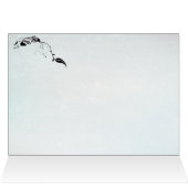 Cartes d'endroit de Muerte WeddingTable de crâne (Intérieur Horizontal (Haut))