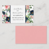 Cartes d'enregistrement Mariage carte de boîtier F (Devant / Derrière)