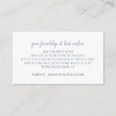 Cartes d'enregistrement mariage - Nadine - Dusty B (Dos)