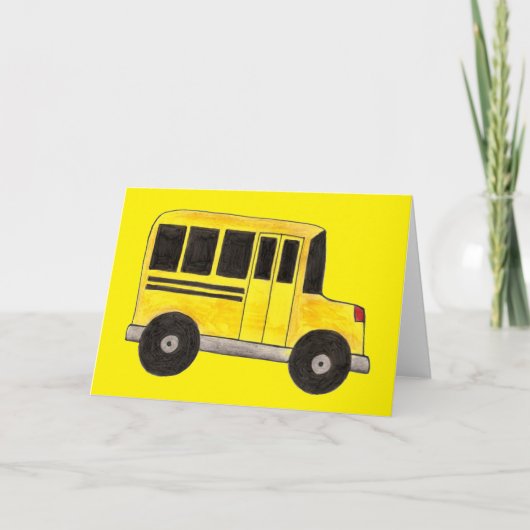 Cartes d'enseignant pour chauffeur de bus scolaire (Devant)