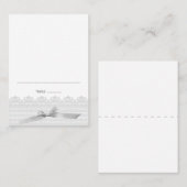 Cartes dentelle et ruban (Devant / Derrière)