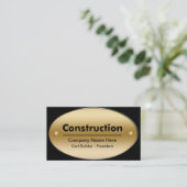 Cartes d'entreprise de construction (Debout devant)