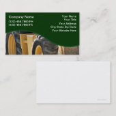 Cartes d'entreprise de construction (Devant / Derrière)