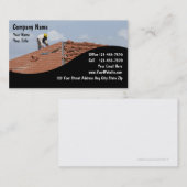 Cartes d'entreprise de construction (Devant / Derrière)