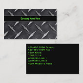 Cartes d'entreprise de construction (Devant / Derrière)