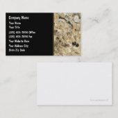 Cartes d'entreprise de construction (Devant / Derrière)