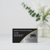 Cartes d'entreprise de construction (Debout devant)