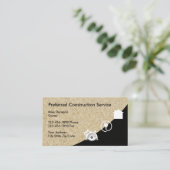 Cartes d'entreprise de construction (Debout devant)