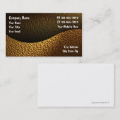 Cartes d'entreprise de construction (Devant / Derrière)