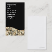 Cartes d'entreprise de construction (Devant / Derrière)