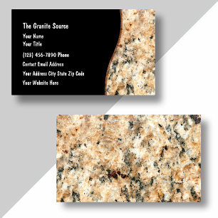 Cartes d'entreprise de construction