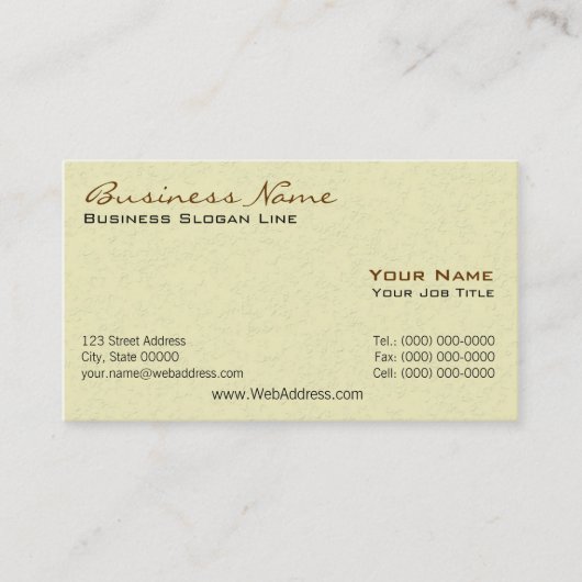 Cartes d'entreprise de construction (Devant)