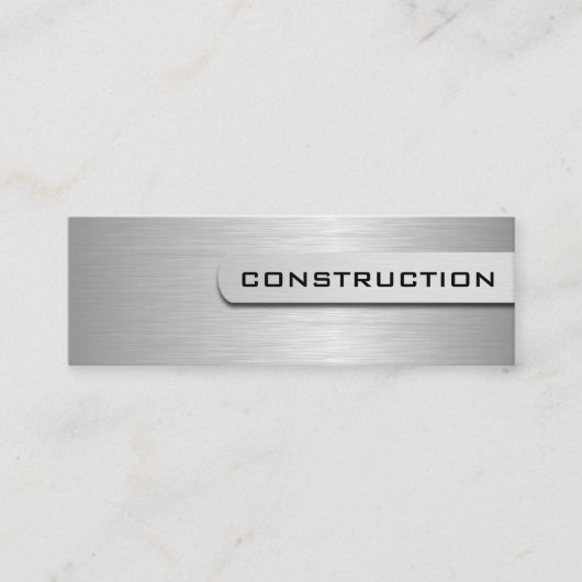 Cartes d'entreprise de construction (Devant)