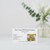 Cartes d'entreprise de construction de camion de (Debout devant)