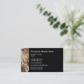 Cartes d'entreprise de construction de granit (Debout devant)