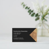 Cartes d'entreprise de construction de granit (Debout devant)