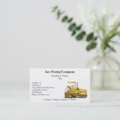 Cartes d'entreprise de construction de machine de (Debout devant)