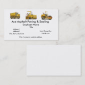 Cartes d'entreprise de construction de machine de (Devant / Derrière)