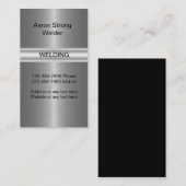 Cartes d'entreprise de construction de soudure (Devant / Derrière)