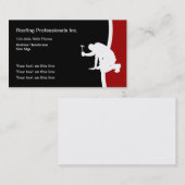 Cartes d'entreprise de construction de toiture (Devant / Derrière)