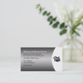 Cartes d'entreprise de location de construction (Debout devant)