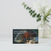Cartes d'entreprise de services d'aquarium (Debout devant)