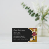 Cartes d'entreprise de services de domestique (Debout devant)