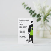 Cartes d'entreprise de services de nettoyage (Debout devant)