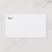 Cartes d'entreprise de services de pelouse (Dos)