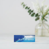 Cartes d'entreprise de services de piscine (Debout devant)