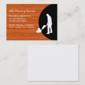 Cartes d'entreprise de services de plancher (Devant / Derrière)