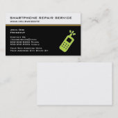 Cartes d'entreprise de services de réparation de (Devant / Derrière)