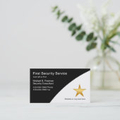 Cartes d'entreprise de services de sécurité (Debout devant)