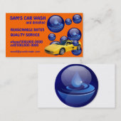 Cartes d'entreprise de services de station de (Devant / Derrière)