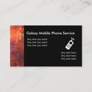 Cartes d'entreprise de services de téléphone