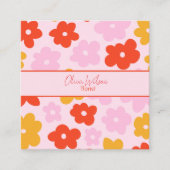 Cartes d'entreprise fleuriste (Devant)