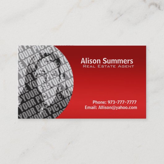 Cartes d'entreprise immobilière (Devant)