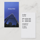 Cartes d'entreprise immobilière (Devant / Derrière)