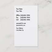 Cartes d'entreprise immobilière (Dos)