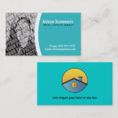 Cartes d'entreprise immobilière (Devant / Derrière)