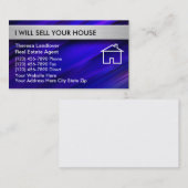 Cartes d'entreprise immobilière (Devant / Derrière)