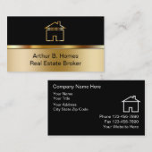 Cartes d'entreprise immobilière (Devant / Derrière)