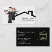 Cartes d'entreprise immobilière (Devant / Derrière)